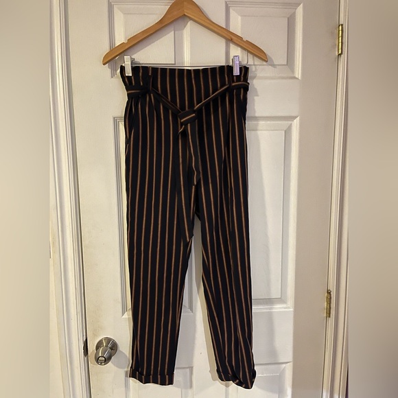 Zara TRF Striped Trousers - Picture 2 of 4